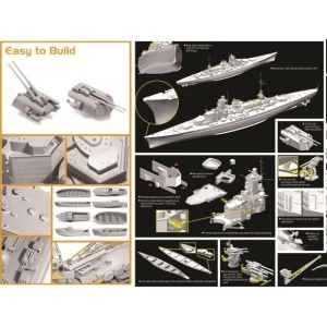 Dragon 1036 - Scharnhorst 1941 German Battleship