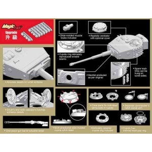 Dragon 6624 - Tiger I Mid Production w/Zimmerit s.Pz.Abt.506 Eastern Front 1944 + MagicTrack