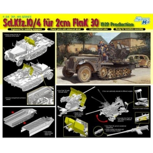Dragon 6739 - Sd.Kfz.10/4 für 2cm FlaK 30