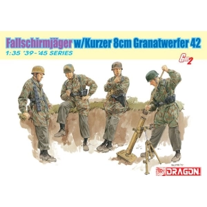 Dragon 6373 - Fallschirmjager w/Kurzer 8cm Granatwerfer42