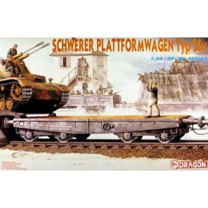 Dragon 6069 - Schwerer Plattformwagen Typ Ssy