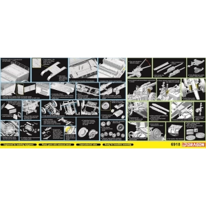 Dragon 6918 - Sd.Kfz.7 8t Halftrack mit s.FH.18 15cm Howitzer (Combo Set)