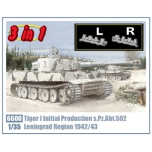 Dragon 6600 - Tiger I, Initial Production s.Pz.Abt.502 Leningrad Region 1942/3