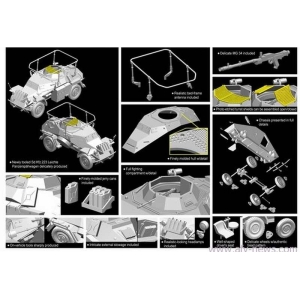 Dragon 7420 - SD.KFZ.223 PANZERFUNKWAGEN