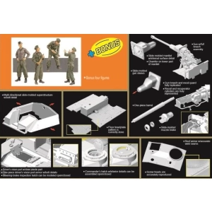 Dragon 6891 - StuG.III Ausf.G Concrete Armored w/Zimmerit + bonus