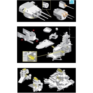 Dragon 1062 - Scharnhorst German Battleship 1940
