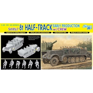 Dragon 6545 - Sd.Kfz.7 8t Half Track Early Production w/Crew