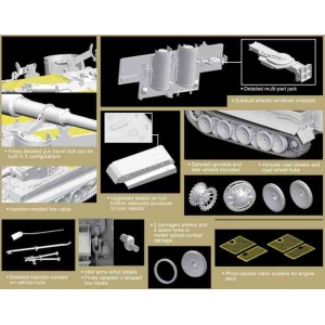 Dragon 6624 - Tiger I Mid Production w/Zimmerit s.Pz.Abt.506 Eastern Front 1944 + MagicTrack