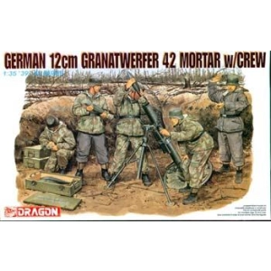 Dragon 6090 -  German 12cm Granatwerfer 42 Mortar with Crew
