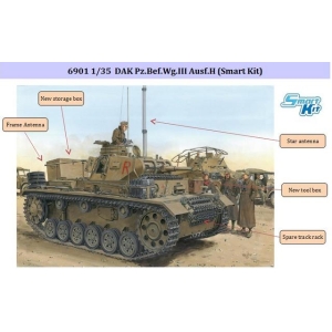 Dragon 6901 - DAK Pz.Bef.Wg.III Ausf.H (Smart Kit) w/MagicTrack