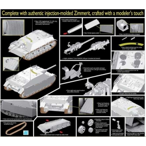 Dragon 6369 - Jagdpanzer IV L/48 July 1944 Production w/Zimmerit