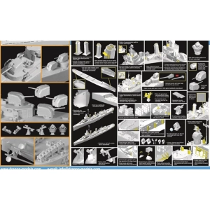 Dragon 1026 - Benson Class Destroyer U.S.S. Laffey DD-459 1942