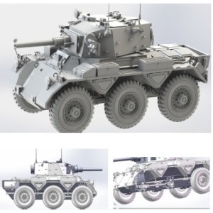Dragon 3554 - British Armored Car Saladin Mk.II