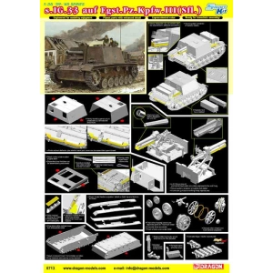 Dragon 6713 - s.I.G.33 auf Fgst.Pz.Kpfw.III (Sfl.)