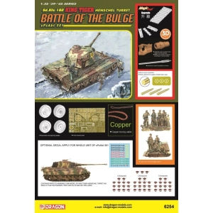 Dragon 6254 - Sd.Kfz. 182 King Tiger Henschel Turret Battle of the Bulge