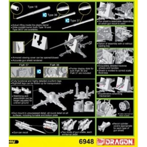 Dragon 6948 - Sd.Kfz.7 8(t) Halftrack + 88mm FlaK 36/37