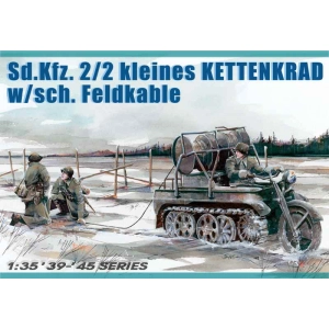 Dragon 6128 -  Sd.Kfz. 2/2 kleines KETTENKRAD w/sch. Feldkable