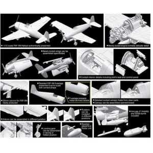 Dragon 5080 - F6F-5N Hellcat, Night Version
