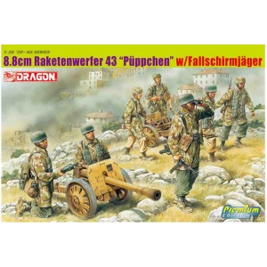 Dragon 6528 - 8.8cm Raketenwerfer 43 "Püppchen" w/Fallschirmjäger