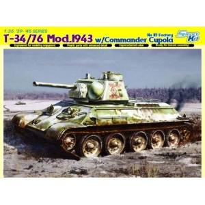 Dragon 6584 - T-34/76 Mod. 1943 w/Commander Cupola (No. 112 Factory)