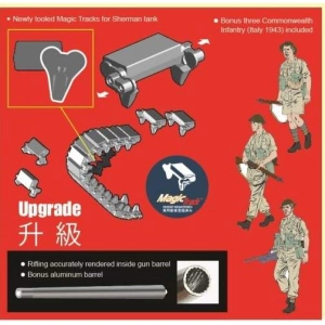 Dragon 6573 -  Sherman III DV, Early Production + bonus