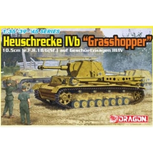 Dragon 6439 - HEUSCHRECKE IVb "GRASSHOPPER" 10.5cm le.F.H.18/6(Sf.) auf GESCHÜETZWAGEN III/IV