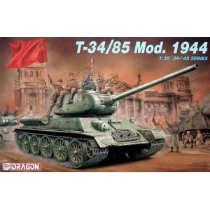 Dragon 6066 - T-34/85 Mod. 1944 + bonys figurki