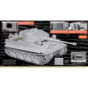 Dragon 6624 - Tiger I Mid Production w/Zimmerit s.Pz.Abt.506 Eastern Front 1944 + MagicTrack