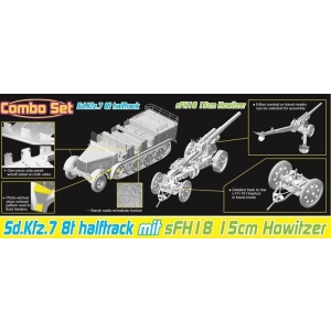 Dragon 6918 - Sd.Kfz.7 8t Halftrack mit s.FH.18 15cm Howitzer (Combo Set)