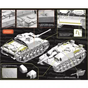 Dragon 6891 - StuG.III Ausf.G Concrete Armored w/Zimmerit + bonus