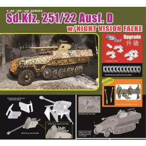 Dragon 6994 - Sd.Kfz.251/22 Ausf.D w/Night Vision Falke + bonus
