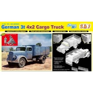 Dragon 6974 - German 3t 4x2 Cargo Truck (2 in 1) + bonus