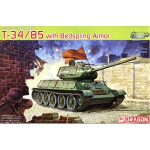 Dragon 6266 -  T-34/85 with Bedspring Armour Premium Edition