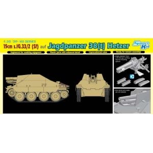 Dragon 6489 - 15cm s.IG.33/2(Sf) auf Jagdpanzer 38(t) Hetzer (Smart Kit) + bonus