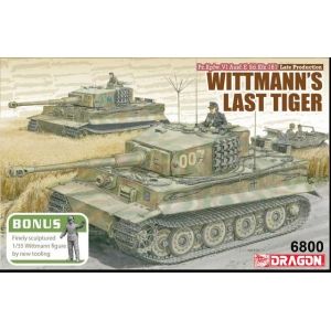 Dragon 6800 - "Wittmann's Last Tiger" Pz.Kpfw.VI Tiger I Late Production w/Zimmerit + bonus