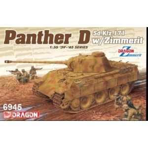 Dragon 6945 - Sd.Kfz.171 Panther Ausf.D w/Zimmerit (2 in 1)