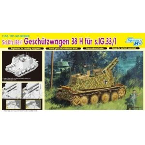 Dragon 6470 - Sd.Kfz.138/1 Geschutzwagen 38 H fur s.IG.33/1