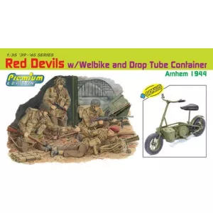 Dragon 6585 - 'Red Devil' w/Welbike and Drop Tube Container (Arnhem 1944) Premium Edition + bonus