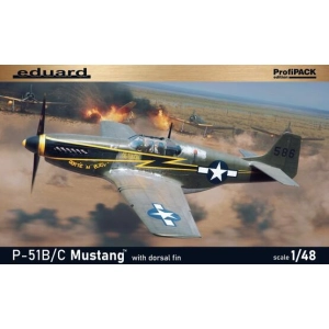 Eduard 82108 - P-51B/C Mustang w/ dorsal fin       Profipack