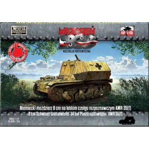 First to Fight PL1939-124 - Niemiecki moździerz 8 cm na lekkim czołgu rozpoznawczym AMR 35(f)