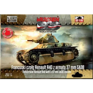 First to Fight PL1939-119 - Francuski czołg lekki Renault R40 z armatą SA38