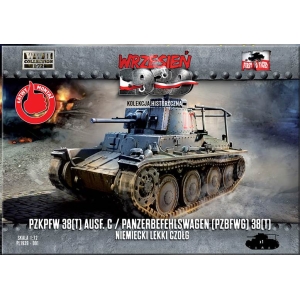 First to Fight PL1939-091 - Niemiecki lekki czołg Pz.Kpfw 38(t) Ausf C/ Panzerbefehlswagen (Pz.BfWG) 38(t) Ausf. C