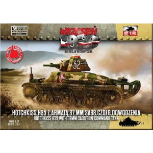 First to Fight PL1939-104 - Hotchkiss H35 z armatą 37mm SA38 czołg dowodzenia