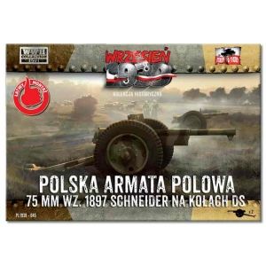 First to Fight PL1939-045 - Polska Armata Polowa 75mm wz.1897 Schneider na kołach DS