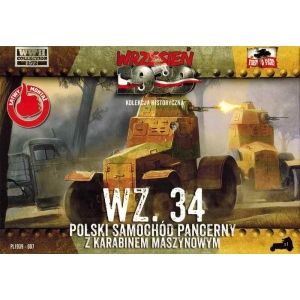 First to Fight PL1939-007 - WZ.34 polski samochód pancerny z karabinem maszynowym