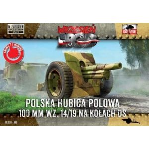 First to Fight PL1939-060 - Polska haubica polowa 100 mm wz. 14/19 na kołach DS
