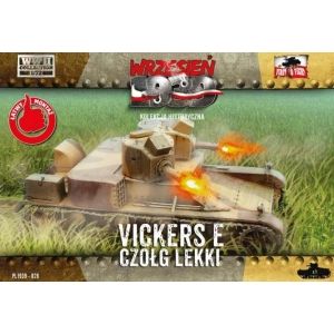 First to Fight PL1939-028 - Vickers E czołg lekki dwuwieżowy