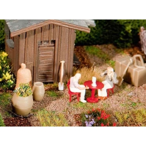 Faller 180906 - Narzędzia ogrodowe i beczki