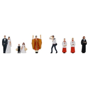 Faller 151610 - Nowożeńcy z księdzem