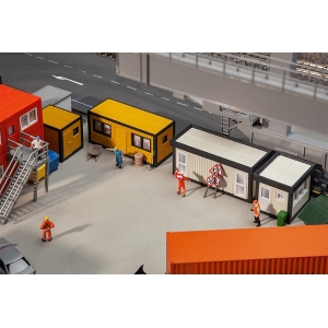 Faller 130136 - 4 kontenery budowlane , żółto-czarne